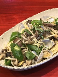 日本酒とのマリアージュを楽しめる『和風パスタ』