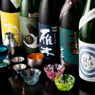 多種多様なアルコールを取り揃え。中でも日本酒にこだわっていて、限定ものや希少なものを楽しめます。2時間飲み放題付きのコースもあり、酒好きの方もきっと満足できるハズです。
