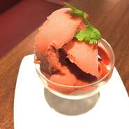 酸味のあるすっきりとしたお味　お口直しにはぴったりです