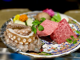 【半個室◎宴会】ドリンク特典付き★特選黒毛和牛A5ステーキと旬魚介の鉄板焼き！当日予約（テーブル限定）