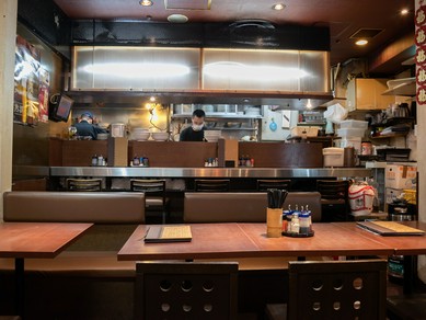 料理人との距離が近いカウンター席