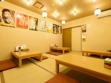 落ち着ける店内で歓送迎会を