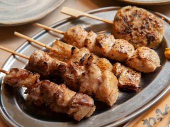 食べ応え抜群『串焼き盛り合わせ』