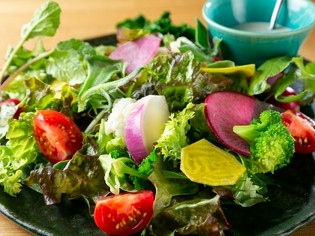 地元の農家と連携し入手している滋賀県産野菜・近江野菜