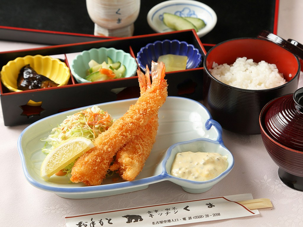 天然車海老の海老フライ定食