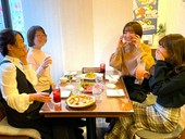 ゆっくりおしゃべりできる落ち着いた雰囲気で女子会ランチ！