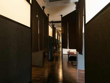 「新しい生活様式」にぴったり。プライベート感あふれる半個室