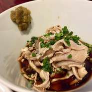 ※自家製酢醤油でどうぞ