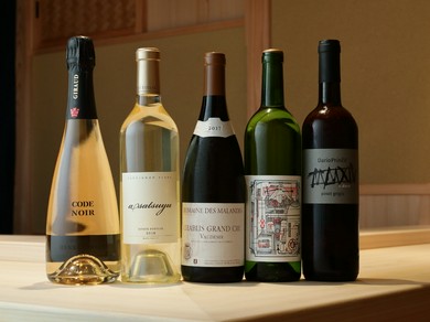 ワインと寿司という新しいマリアージュが新鮮