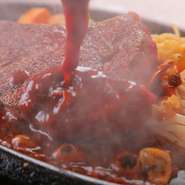 Ｍサイズ 150g	￥2,750
Ｌサイズ 250g	￥4,200
［スープ・サラダ・ライス・エスプレッソコーヒー付き］