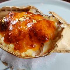 蟹の雲丹黄金焼き