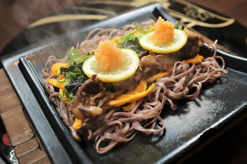 古代米うどん〜瓦そば仕立て〜