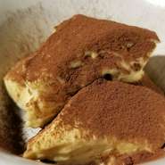 滑らかな口当たりとマルサラ酒の香り豊かなティラミスに仕上げました