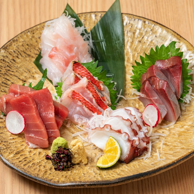 鮮魚のお刺身5点盛り