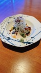＊お写真はコース料理の焼物
　鮎の石庭盛りになります。