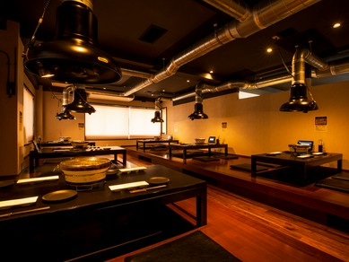 パブリックビューイングを楽しみながらの食事もお勧め