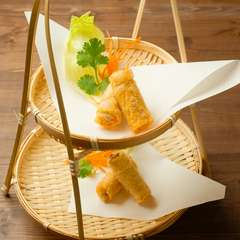 食感心地よい『揚げ春巻き』