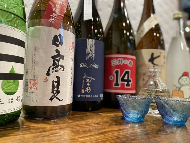 日本酒にこだわっている