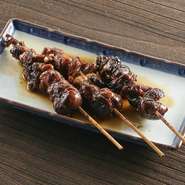 お酒のあてに最高の一品です。うなぎ屋の肝焼きをアテに一杯どうぞ。