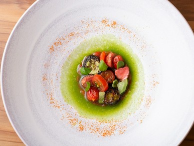 トマトのデグリネゾン　ガスパッチョ仕立て