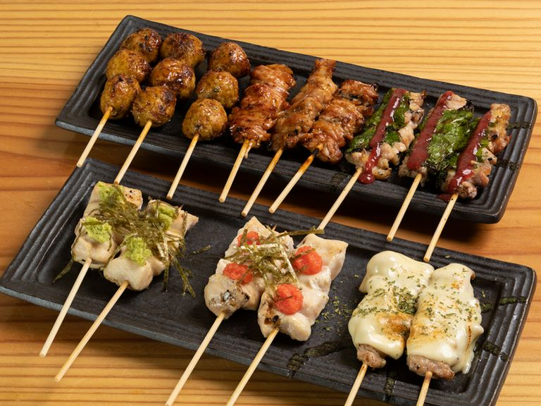 肉類や野菜など多彩に取りそろえる『串焼き』