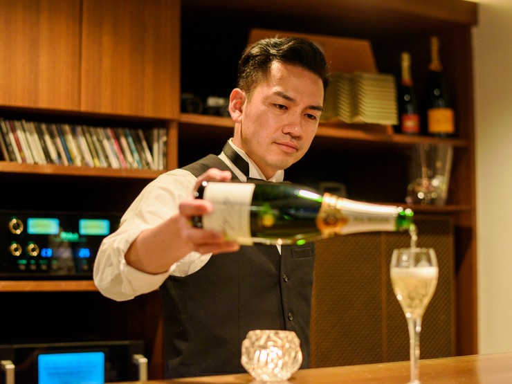 音ゆ Champagne Bar ひがし茶屋街 バー カクテル 写真 ヒトサラ