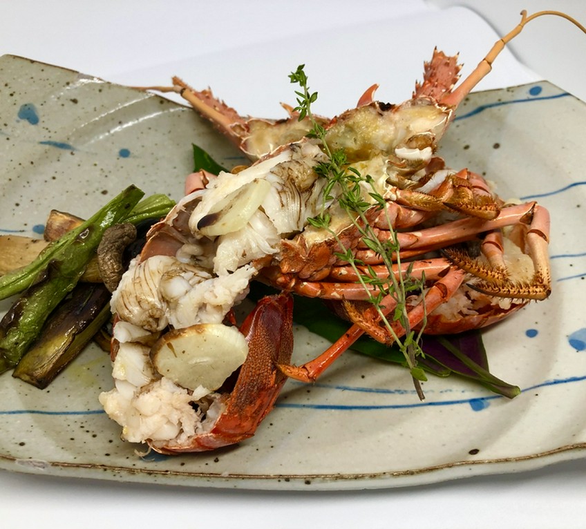 伊勢海老の香草焼き