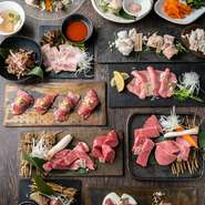 友人との集まりや会社の飲み会にうってつけの、焼肉と飲み放題を楽しめるコースが各種用意されています。少人数から最大40名程まで対応可能なので、様々なシーンに重宝しそう。