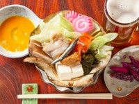 青森の郷土料理。彩り満点・具だくさん『味噌貝焼き』