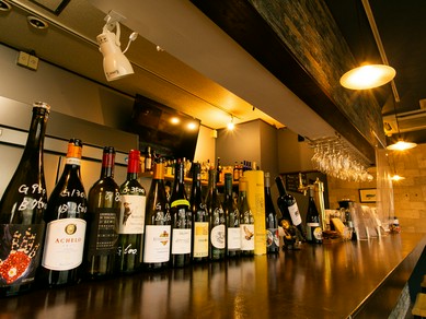 ワインも豊富にラインナップ
