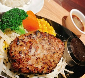 洋ろっぱ鉄板ハンバーグ