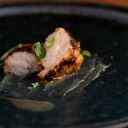 はちみつと白みそ焦がしバターのソース