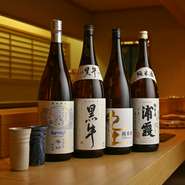 日本酒各種（冷酒グラス）990円～