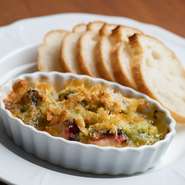 ホタテとタコのエスカルゴバター焼き