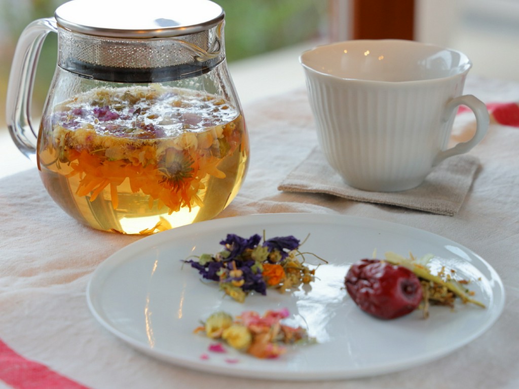 お店のオリジナルブレンドも愉しめる、「ハーブ」や「漢方」