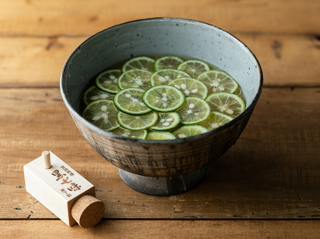 サバ節と鰹節の混合だしにこだわった『冷やかけすだち』