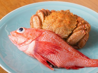 新鮮＆希少な鮮魚・甲殻類・貝類をダイナミックかつ繊細な一皿に