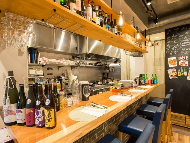 カウンター席がある