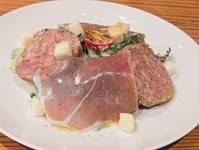 生ハム、チーズ、いぶりがっこ、スモーク味玉他
