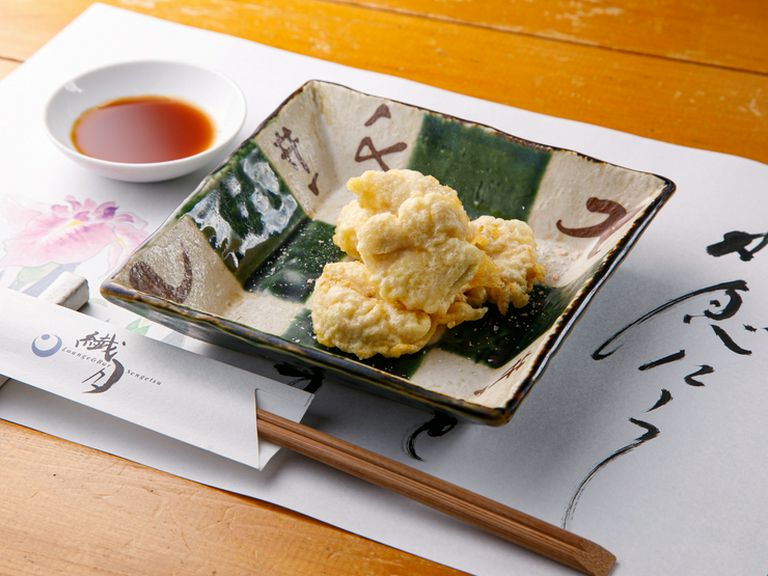 さわらの白子天ぷら