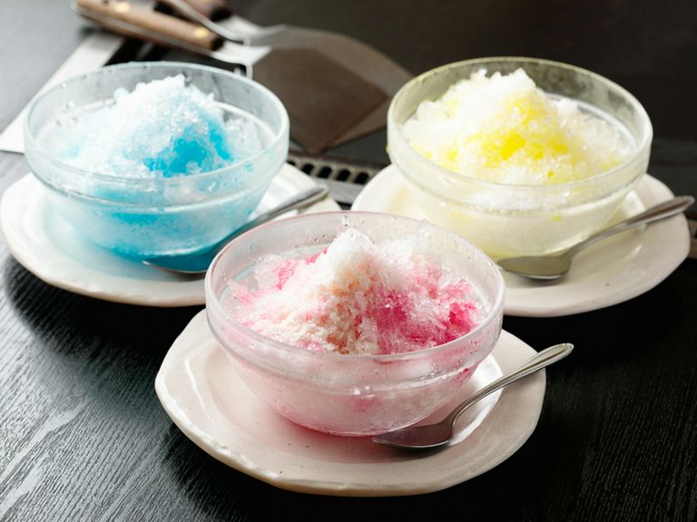 年中チビっ子に大人気の『かき氷』
