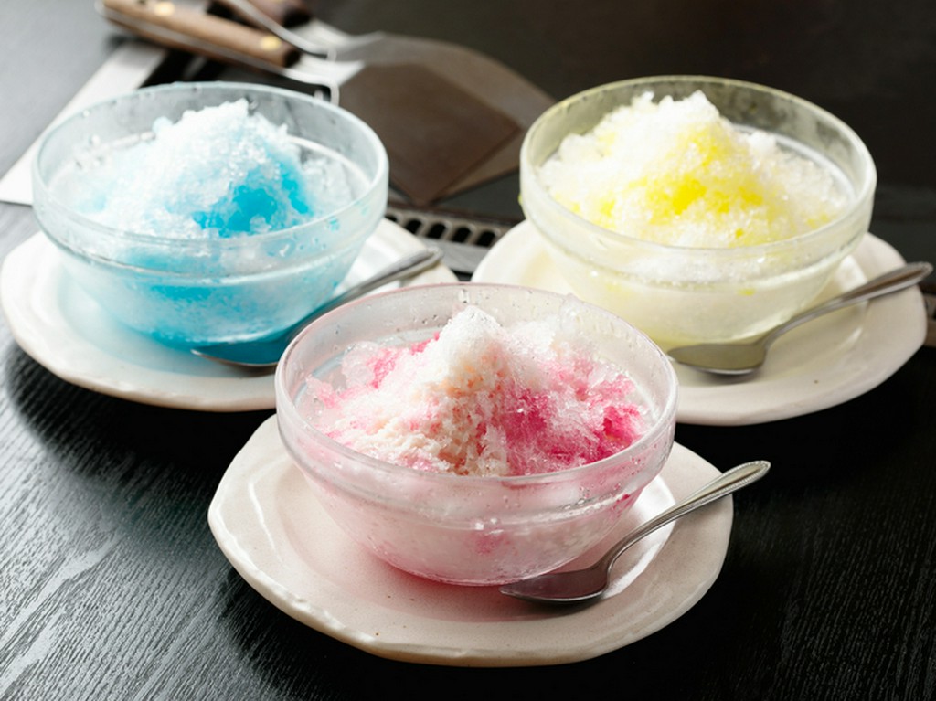 年中チビっ子に大人気の『かき氷』