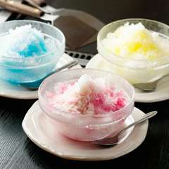 年中チビっ子に大人気の『かき氷』