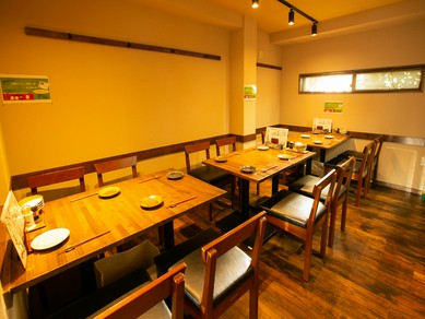 落ち着ける店内で歓送迎会を