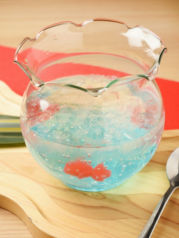 金魚ゼリーソーダ