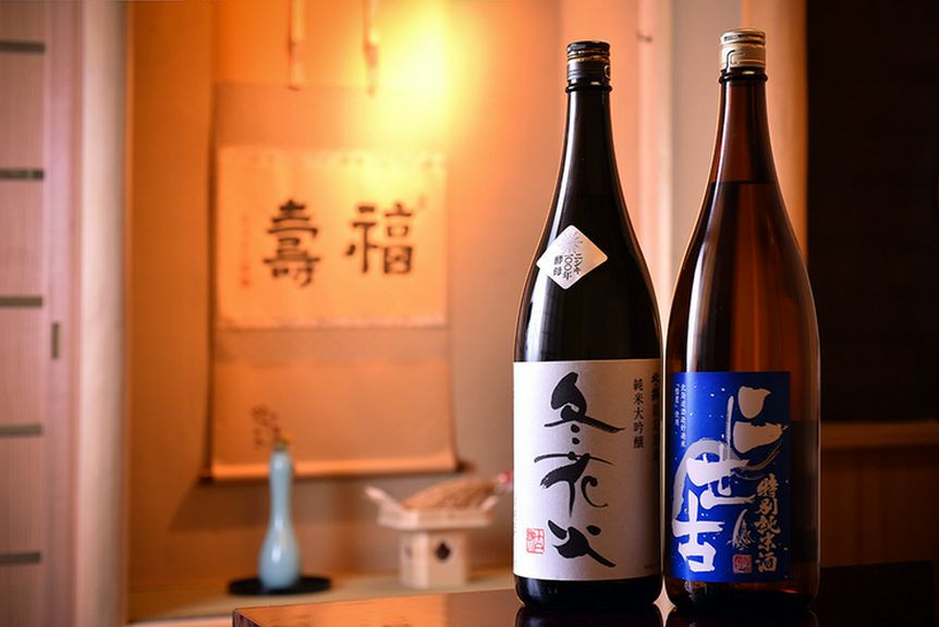 お好みに応じられるよう、日本酒は幅広いラインナップで