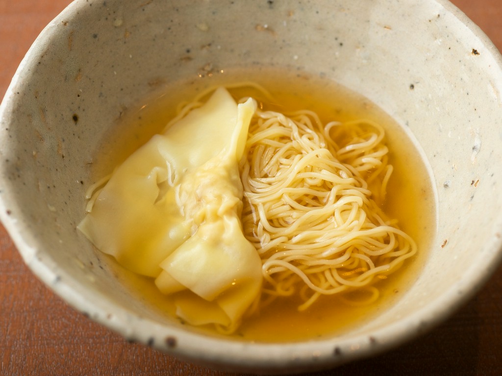 キジそば　～キジの胸肉と車海老の雲呑添え～