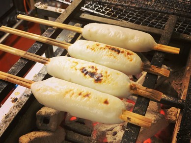縁結びで有名な定義山のご当地グルメ『定義山三角油揚げ』