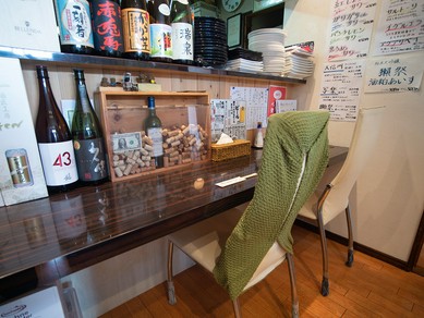 「木を基調としたオシャレな空間」