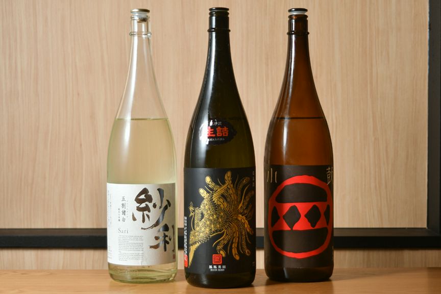 鳳凰美田のほか、酒屋に足を運んでこれぞ！というものを厳選